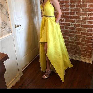 Alyce Paris yellow dress #60394